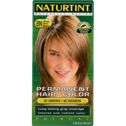 NATURTINT: Permanent Hair Color 8N Wheat Germ Blonde, 5.28 oz