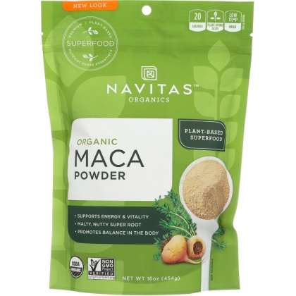 NAVITAS: Maca Powder Organic, 16 oz