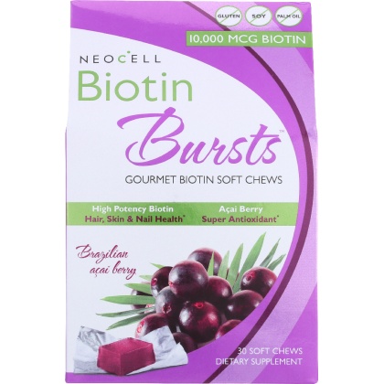 NEOCELL: Biotin Bursts Brazilian Acai Berry, 30 Soft Chews