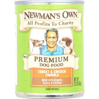 NEWMAN\'S OWN: Dog Food Turkey and Chicken Formula, 12.7 oz