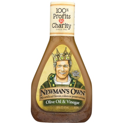 NEWMAN\'S OWN: Olive Oil & Vinegar Salad Dressing, 16 oz