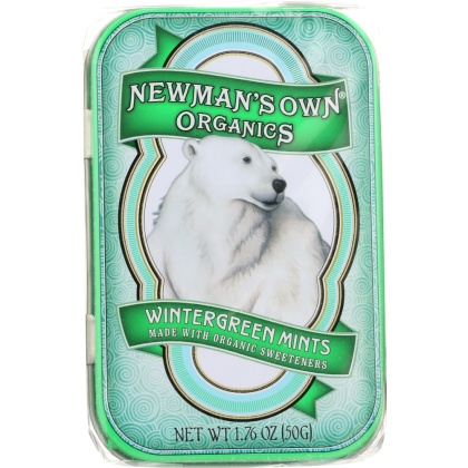 NEWMAN\'S OWN: Organics Mints Wintergreen, 1.76 oz