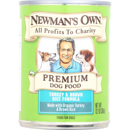 NEWMAN\'S OWN: Premium Dog Food Turkey and Brown Rice, 12.7 oz
