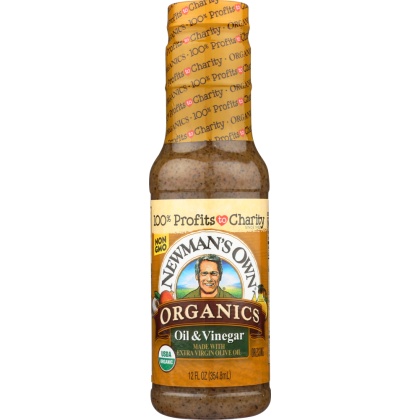 NEWMANS OWN: Olive Oil Vinegar Dressing, 12 oz