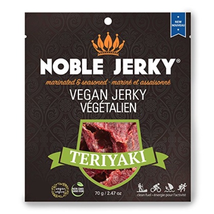 NOBLE JERKY: Vegan Jerky Teriyaki, 2.47 oz