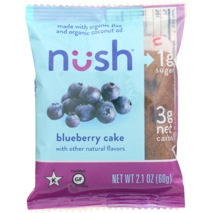 NUSH: Blueberry Cake, 2.1 oz