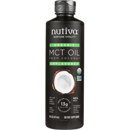 NUTIVA: Organic Mct Oil, 16 oz