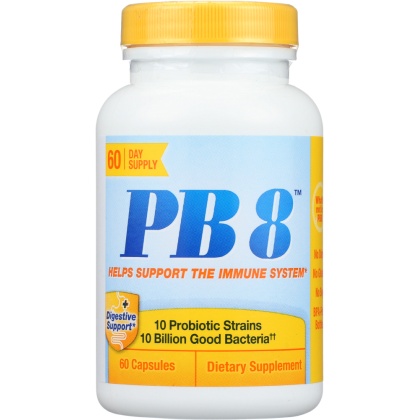 NUTRITION NOW: Pb 8 Probiotic Immune Support Supplement, 60 capsules