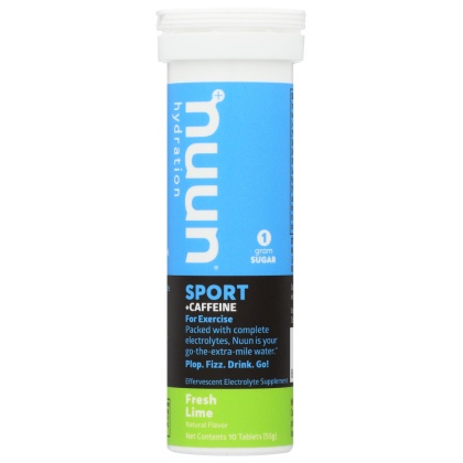 NUUN: Sport Fresh Lime Electrolyte Drink Tablets, 10 tb