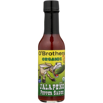 O BROTHERS: Hot Sauce Jalapeno Organic, 5 oz