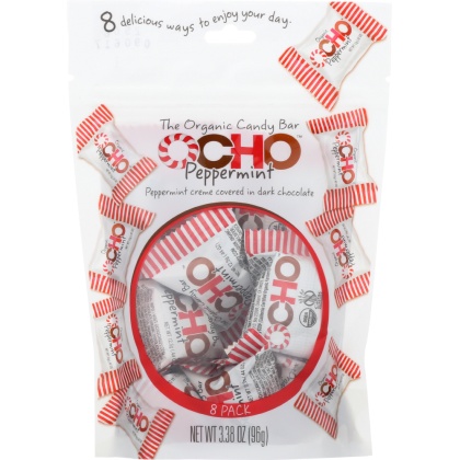 OCHO CANDY: Candy Peppermint Organic, 3.5 oz