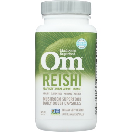 OM MUSHROOM SUPERFOOD: Reishi, 90 cp