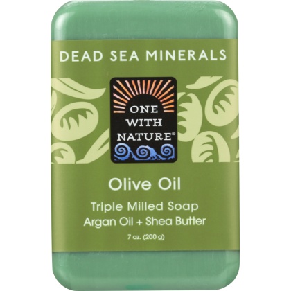 ONE WITH NATURE: Olive with Dead Sea Minerals Soap Bar, 7 oz