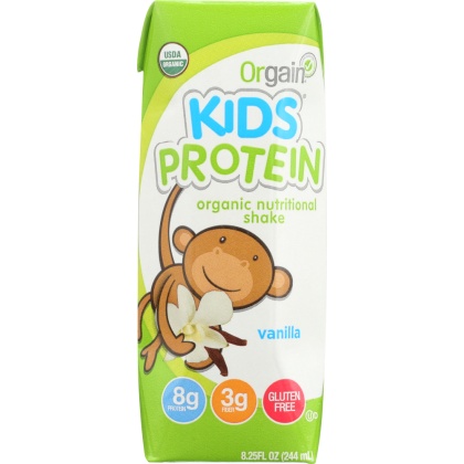 ORGAIN:  Healthy Kids Organic Nutritional Shake Vanilla, 8.25 oz