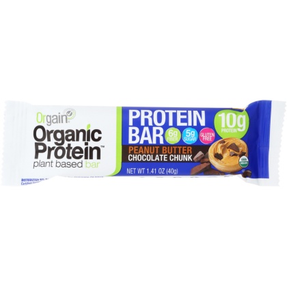 ORGAIN: Bar Protein Peanut Butter Chocolate, 1.4 oz