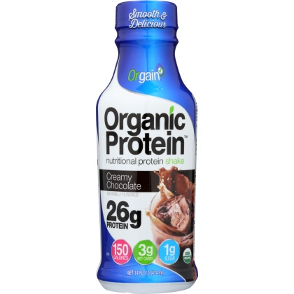 ORGAIN: Ready to Drink Creamy Chocolate Shake, 14 oz