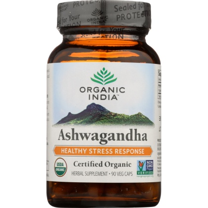 ORGANIC INDIA: Ashwagandha, 90 Veggie Caps