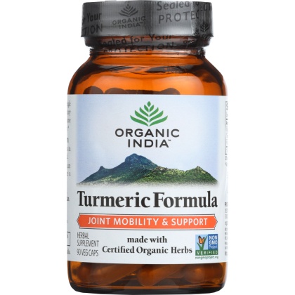 ORGANIC INDIA: Turmeric Formula, 90 veggie caps