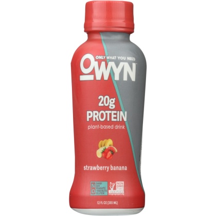 OWYN: Strawberry Banana Protein Shake, 12 oz