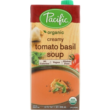 PACIFIC FOODS: Creamy Tomato Basil Soup, 32 oz