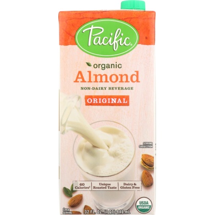 PACIFIC FOODS: Organic Almond Non-Dairy Beverage Original, 32 oz