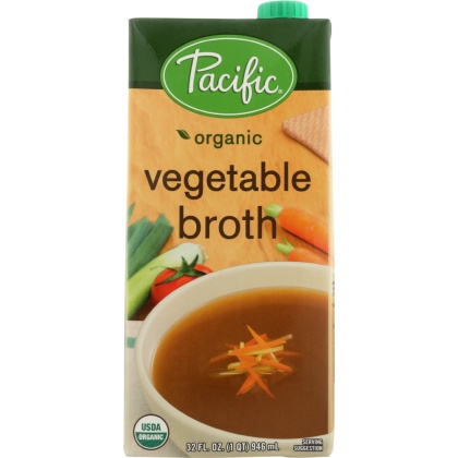 PACIFIC FOODS: Organic Broth Vegetable, 32 oz