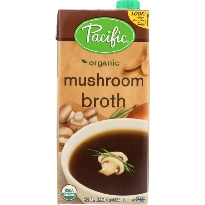 PACIFIC FOODS: Organic Mushroom Broth, 32 oz