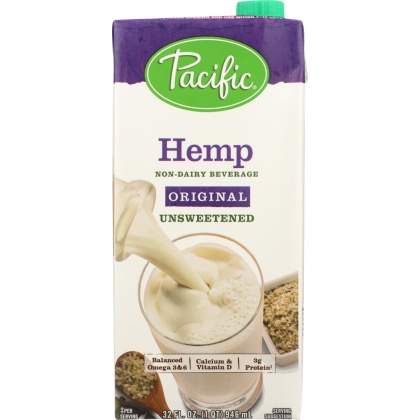 PACIFIC FOODS: Unsweetened Hemp Original, 32 oz