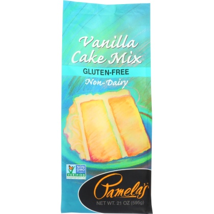 PAMELA\'S PRODUCTS: Gluten Free Cake Mix Classic Vanilla, 21 oz