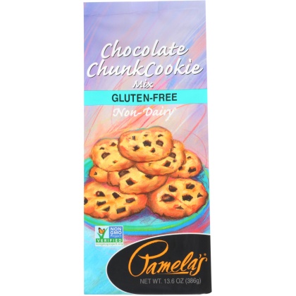 PAMELAS: Bakery Chocolate Chunk Cookie Mix, 13.6 oz