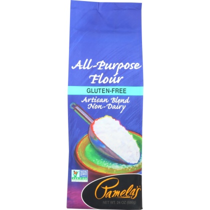 PAMELAS: Flour All Purpose Artisan Blend Gluten Free, 24 oz