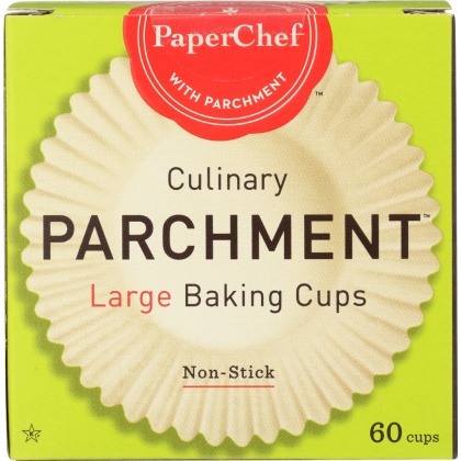 PAPER CHEF: Large Culinary Parchment Baking Cups, 60 Count