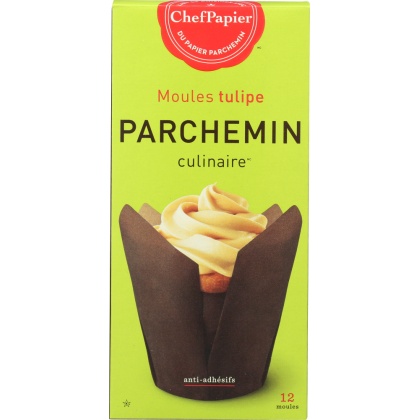 PAPER CHEF: Parchment Cup Tulip, 12 pc