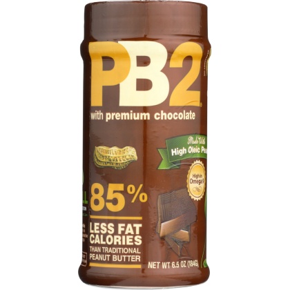 PB2: Powdered Peanut Butter With Premium Chocolate, 6.5 oz