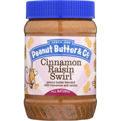 PEANUT BUTTER & CO: Peanut Butter Cinnamon Raisin Swirl, 16 oz