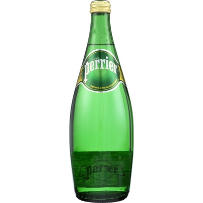 PERRIER: Water Sparkling Plain, 25 fl oz