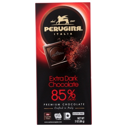 PERUGINA: Extra Dark Chocolate 85% Cacao Bar, 3 oz