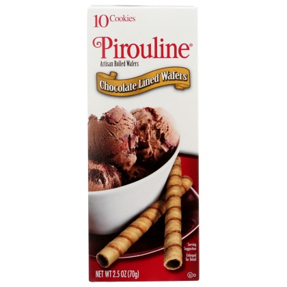 PIROULINE: Chocolate Lined Rolled Wafers, 2.5 oz