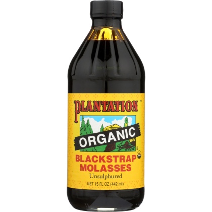 PLANTATION: Organic Blackstrap Molasses, 15 oz