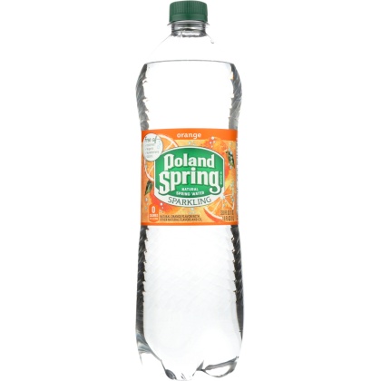 POLAND SPRINGS: Water Spring Sparkle Orange, 1 lt