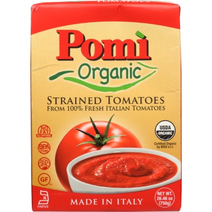 POMI: Tomatoes Strained Organic, 26.46 oz