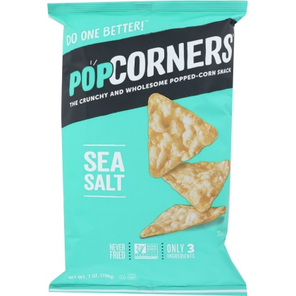 POPCORNERS: Corn Chips Sea Salt, 7 oz