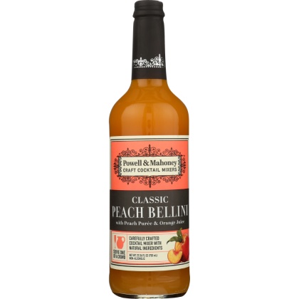 POWELL & MAHONEY: Cocktail Mixer Peach Bellini, 750 ml