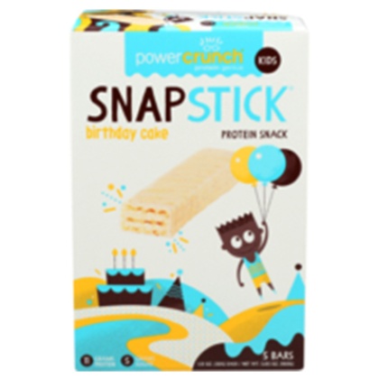 POWER CRUNCH: Snap Sticks Birthday Cake 5CT, 160 gm