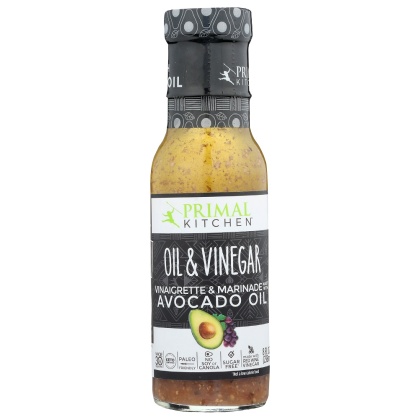 PRIMAL KITCHEN: Avocado Oil and Vinegar Vinaigrette & Marinade, 8 oz