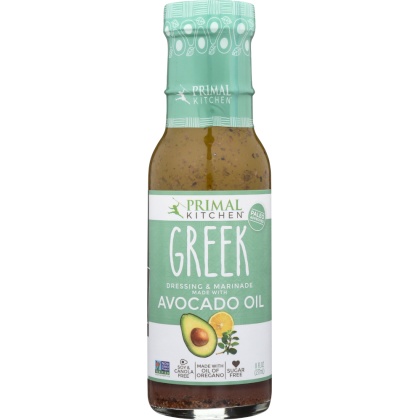 PRIMAL KITCHEN: Dressing Greek Vinaigrette, 8 oz