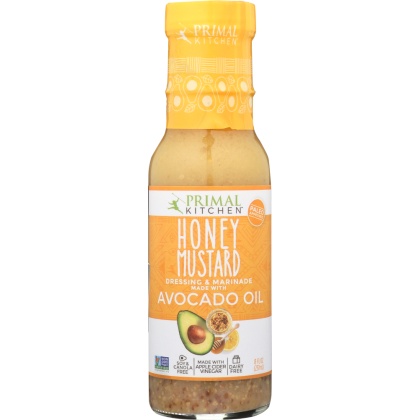 PRIMAL KITCHEN: Dressing Honey Mustard Vinaigrette, 8 oz