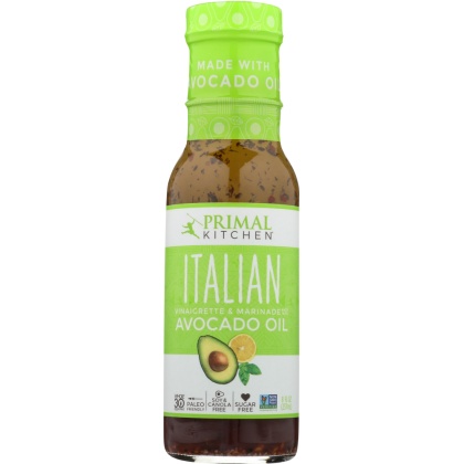 PRIMAL KITCHEN: Dressing Italian Vinaigrette Avocado Oil, 8 oz