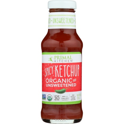 PRIMAL KITCHEN: Ketchup Unsweetened Spicy Organic, 11.3 oz