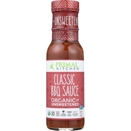 PRIMAL KITCHEN: Organic & Unsweetened Classic BBQ Sauce, 8.5 oz